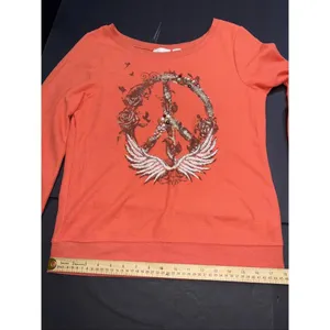 Miss Me Preppy Embellished Equestrian Western Embroidered‎ Long Sleeve Y2K Shirt thumbnail 4