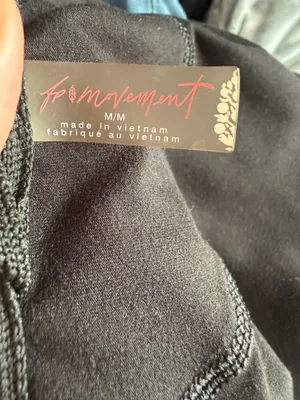 Free People Movement Black Double Corset Knit Cuffs Full Zip Hooded Jacket Medium. thumbnail 7