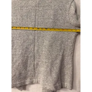 Thread & Supply Heather Grey Herringbone Knit Blazer Jacket‎ XS J2280CPKVM thumbnail 7