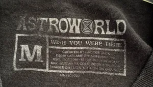 Cactus Jack by Travis Scott Astroworld Tour Tee 'Black' thumbnail 5