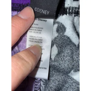 Disney Hocus Pocus Pajama Pants Women XL Purple Black Split Leg Jogger pj thumbnail 5