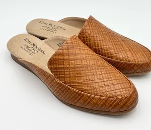Kim Rogers EMILY Tan Faux Leather Slip-On Loafers Size 6M thumbnail 1