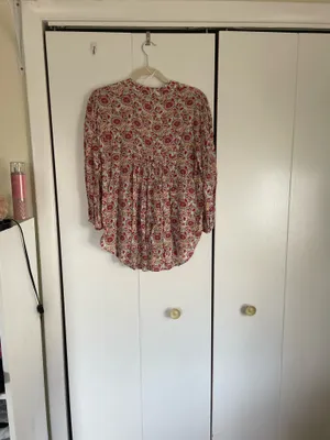 Zara floral top thumbnail 3
