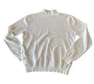 Women's Off White Soft Mock Neck Long Sleeve Sweater Size XL #260869 thumbnail 1
