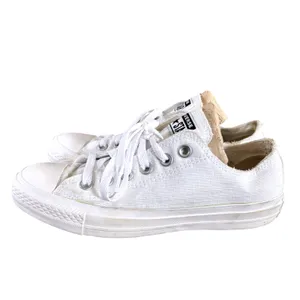 Converse All Star‎ Low Top Textured Sneakers Women's Sz 7 White Casual thumbnail 3