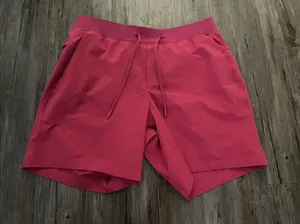 Lululemon License to Train High Rise Short Lip Gloss Pink L thumbnail 1
