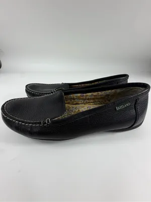 Eastland Daytona Black Leather Driving Loafers Comfort Moc Flats‎ Women’s 7 thumbnail 4