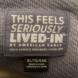 American Eagle never worn blue cropped hoodie! thumbnail 3