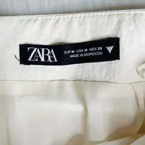 Zara Ecru Voluminous Bow Mini Skirt thumbnail 3