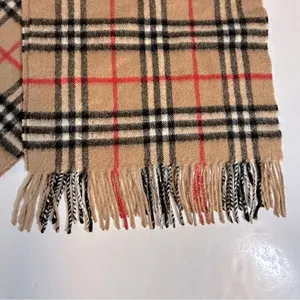 Burberrys‎ Vintage Nova Check Tan Scarf in Archive Beige thumbnail 5