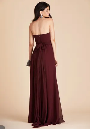 Birdy Grey burgundy Convertible Grace Dress with pockets, size L thumbnail 7