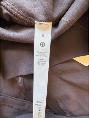 Lululemon Align High Rise 21” Black Granite Size 8 NWT thumbnail 6