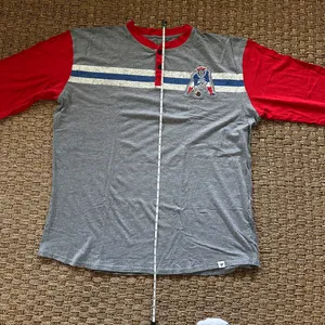 Fanatics Men’s 2XLT New England Patriots retro long sleeve Henley thumbnail 7