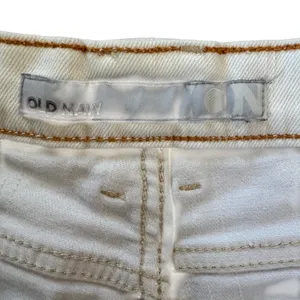 Y2K Old‎ Navy White Denim Shorts Mid Rise Stretch Cotton 4 Summer Beach Casual thumbnail 3