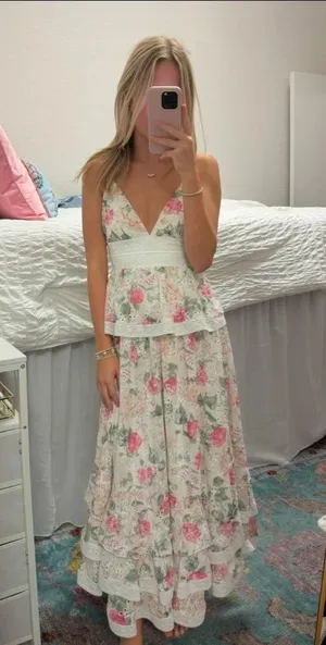 Gianni Bini Dress Floral thumbnail 1