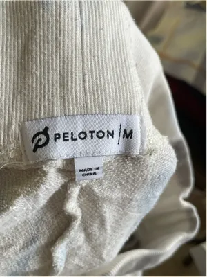 Women's Peloton Tie-Dye Joggers M Off-White Navy Blue thumbnail 2