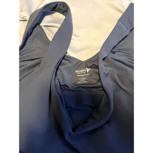 Old Navy Active StudioSmooth Blue Solid Low Support Wireless Pullover Bra L thumbnail 2