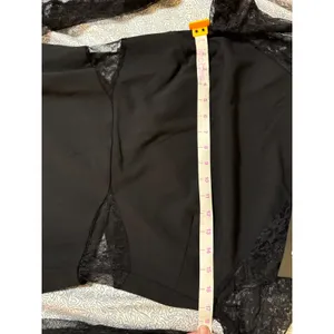 NWT Lulus Size Large Bragging Rights Black Lace Long Sleeve Column Maxi Dress thumbnail 6