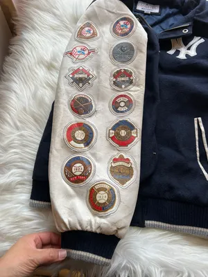 New York Yankees Bomber Blue Size L thumbnail 11