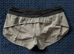 Lululemon Women's Run Tracker Lined Short Active Gray Size‎ 10 thumbnail 1