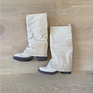 White Fox Tinashe Knee High Boots Size US 6 in Sand Tan thumbnail 2