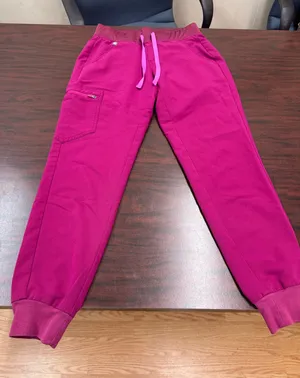 Figs Magenta Colored Zamora Jogger Scrub Pants Size X-Small thumbnail 1
