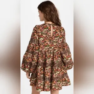 byTiMo Floral Baby Cord Shift Dress thumbnail 4