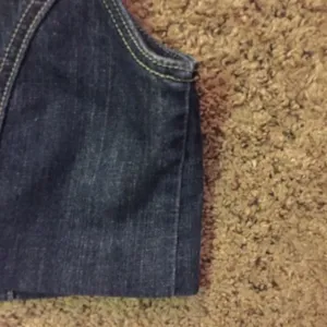 Christopher Banks Cropped Denim Vest Womens M Used thumbnail 9