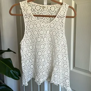 Urban Outfitters Pins & Needles Daisy Crochet Tank Size L thumbnail 2