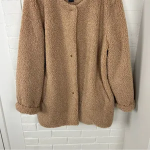 Sanctuary Button Front Teddy Knit Jacket Size XL thumbnail 4