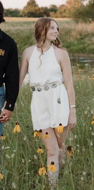 White Romper thumbnail 1