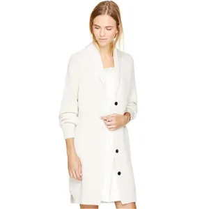 Aritzia Wilfred Tisserand Long Rib Knit Cardigan Sweater Merino Wool Size S thumbnail 7
