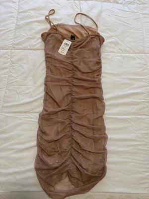 Windsor Sparkly Nude Dress thumbnail 2