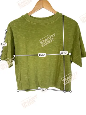 Universal Threads Olive Crop Crew Tee thumbnail 2