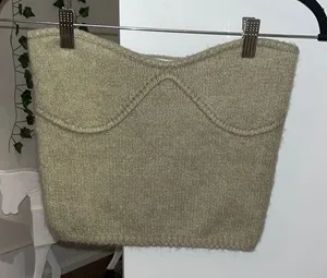 ZARA Strapless Knit Top thumbnail 1