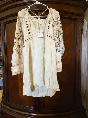 NWT Free People All My Life Embroidered Mini Dress thumbnail 3