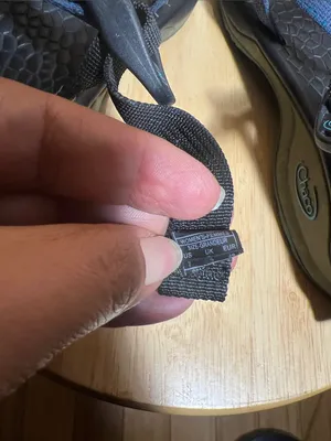 Chacos Blue Strappy Women's Sandals with Black Footbed thumbnail 7