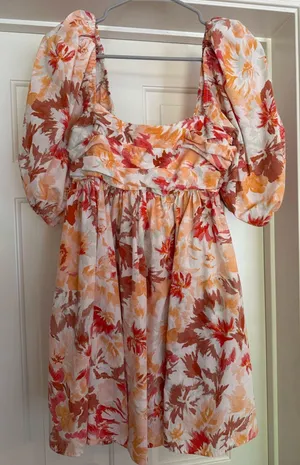 Abercrombie & Fitch floral Dress XS thumbnail 1