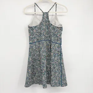 Sage Collective Womens Ditsy Floral Racerback Athletic Active Tennis Dress M thumbnail 7