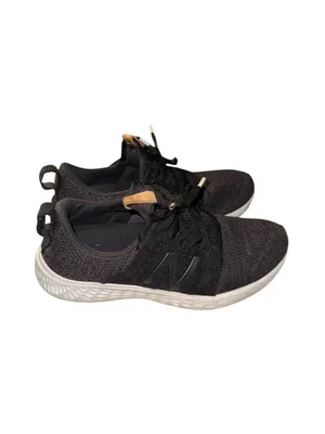 New Balance Knit Athletic Sneakers with Tan Tongue Tags thumbnail 2
