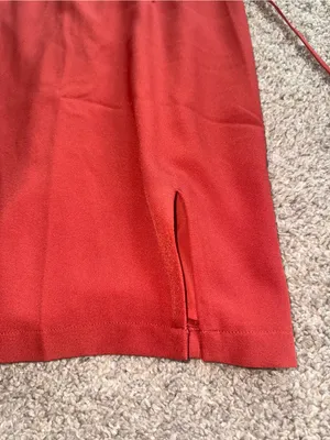 Abercrombie - 90s Slip Mini Dress - Medium, Red (NWT) thumbnail 3