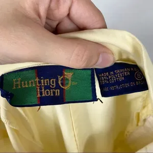 Vintage Pastel Yellow High Waisted Pants thumbnail 4