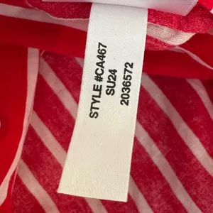 NWOT J. Crew Cotton Voile Beach Coverup Skirt Red & White Stripes Sz L Sold Out thumbnail 8