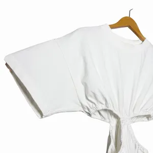 Free People FP Beach Women's XS Dandelion Mini‎ Dress Cutout White Short Sleeve Euro Summer thumbnail 8