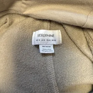 Seraphine Hoodie Jacket Taupe Maternity Nursing Zip-Up Hoodie No Panel Sz 8 thumbnail 5