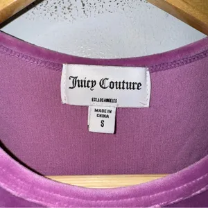 juicy couture Small Crop‎ Bling Crop Top Velour Sport Bra Lollipop Pink CP thumbnail 3
