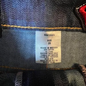 Chick by Nicky Hilton Denim Mini Skirt Dark Wash Skull‎ Embroidery Size 26 NWT thumbnail 2