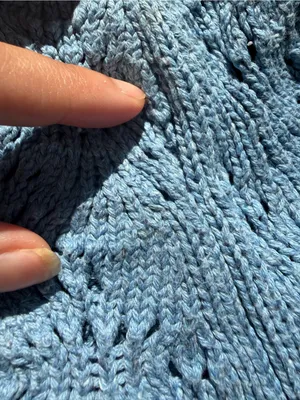 Spell blue bonfire sweater organic cotton knit top thumbnail 16