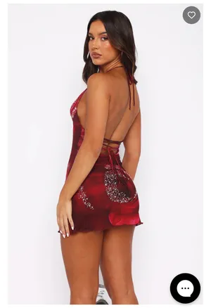 White Fox Boutique Ruby Floral Mini Dress thumbnail 2