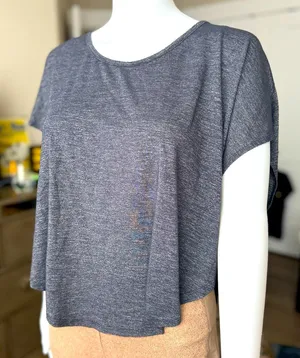Beyond Yoga High Low Heather Gray Tank thumbnail 1